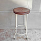 オールドメゾン old maison アイアン スツール Iron Stool ボタン型 H61cm チーク材×アイアン 定価:\13,860- ♪