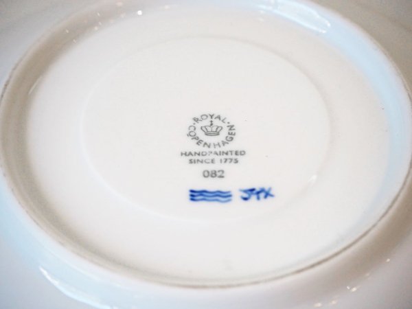 ロイヤル コペンハーゲン ROYAL COPENHAGEN プリンセス ブルー カップ&ソーサー C&S デンマーク 北欧食器 美品 A ★