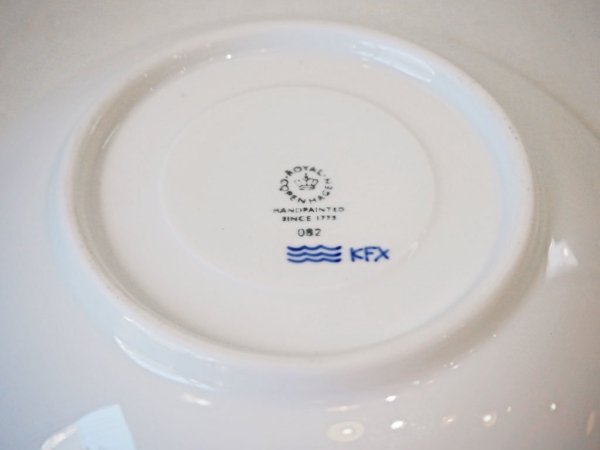 ロイヤル コペンハーゲン ROYAL COPENHAGEN プリンセス ブルー カップ&ソーサー C&S デンマーク 北欧食器 美品 B ★