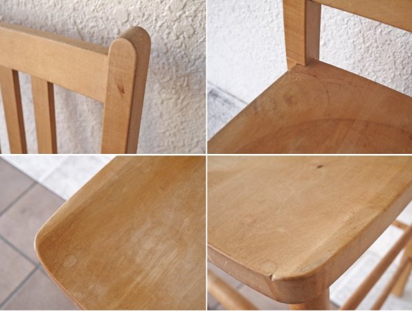 アムス テーブル&チェアーズ ams table&chairs オールドパイン無垢材 ダイニングチェア UKカントリー ◇