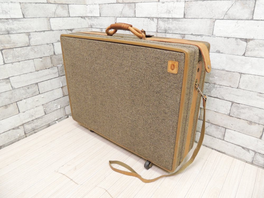 ハートマン hartmann ツイードベルティング TWEED BELTING トラベルバッグ Travel Bag トランク  キャスター付 アメリカンビンテージ US Vintage ●