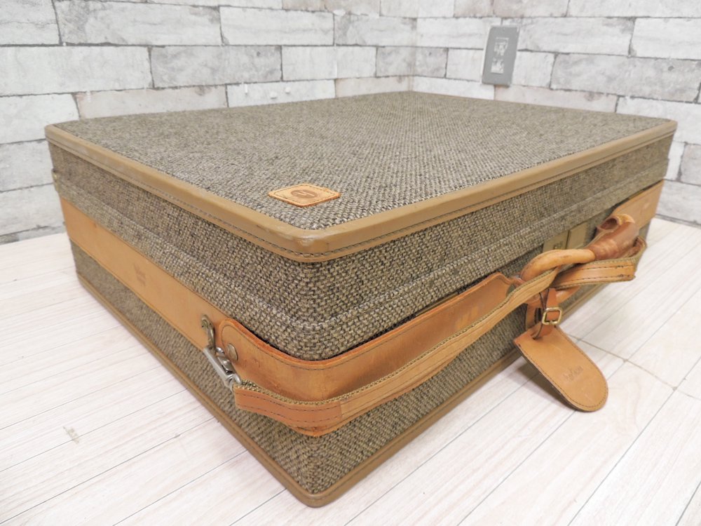 ハートマン hartmann ツイードベルティング TWEED BELTING トラベルバッグ Travel Bag トランク  キャスター付 アメリカンビンテージ US Vintage ●