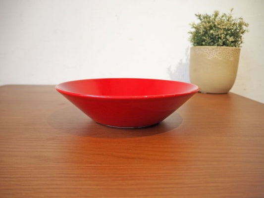 イッタラ iittala ティーマ TEEMA ディーププレート ボウル 深皿 22cm レッド RED / カイ フランク Kaj Franck デザイン ★