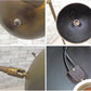 USビンテージ Vintage 真鍮製 3灯式 フロアスタンドライト 照明 ゴールド H148cm ミッドセンチュリー 米国 ●