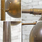 USビンテージ Vintage 真鍮製 3灯式 フロアスタンドライト 照明 ゴールド H148cm ミッドセンチュリー 米国 ●