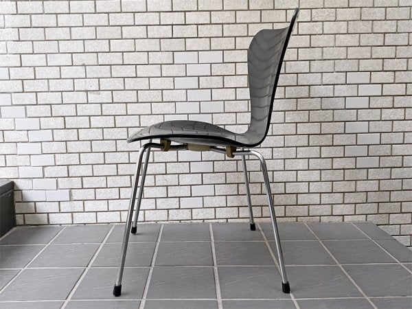 フリッツハンセン Fritz Hansen セブンチェア ブラック アルネ・ヤコブセン スタッキングチェア 北欧 デンマーク ■