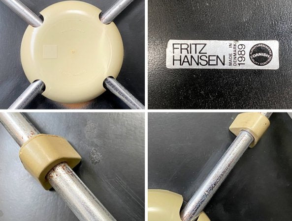 フリッツハンセン Fritz Hansen セブンチェア ブラック アルネ・ヤコブセン スタッキングチェア 北欧 デンマーク ■