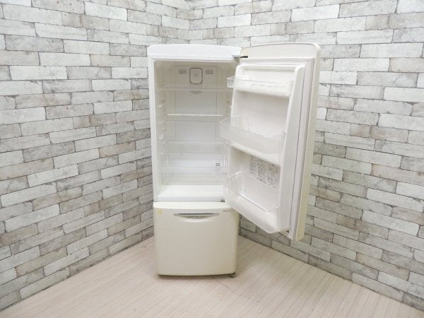 ナショナル National ウィル WiLL FRIDGE mini パーソナルノンフロン冷凍冷蔵庫 フリッジミニ ホワイト 廃盤 2002年製 162L オリジナル ノスタルジックデザイン ●