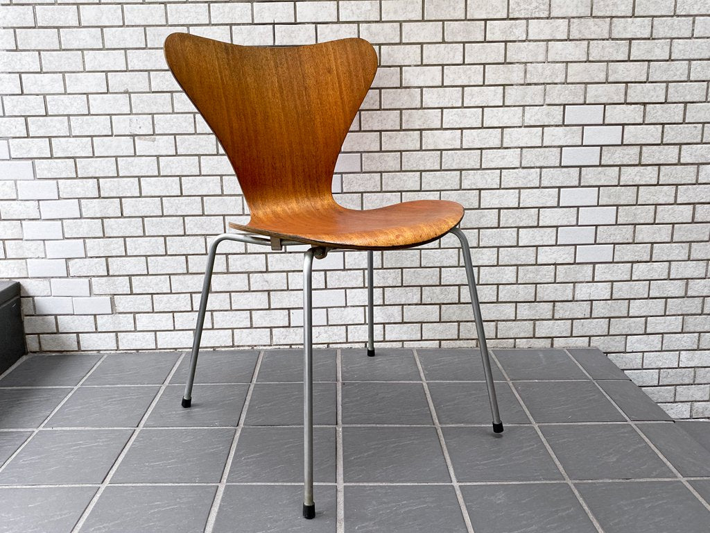 フリッツハンセン Fritz Hansen セブンチェア チーク材 アルネ ヤコブセン Arne Jacobsen 60's ビンテージ 北欧デンマーク ■