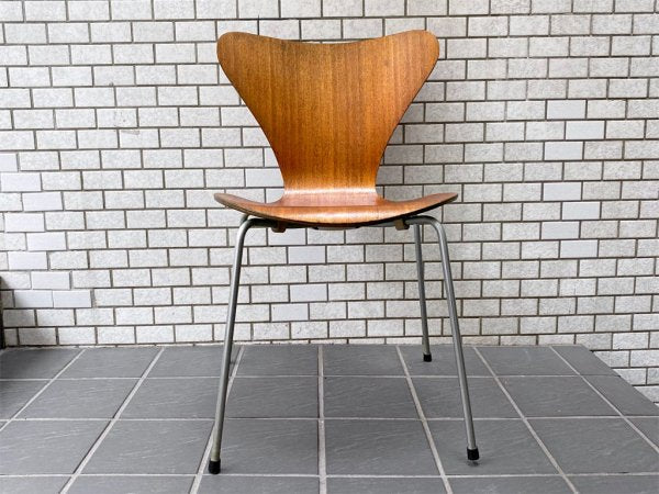 フリッツハンセン Fritz Hansen セブンチェア チーク材 アルネ ヤコブセン Arne Jacobsen 60's ビンテージ 北欧デンマーク ■