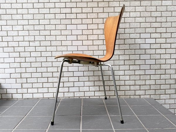 フリッツハンセン Fritz Hansen セブンチェア チーク材 アルネ ヤコブセン Arne Jacobsen 60's ビンテージ 北欧デンマーク ■