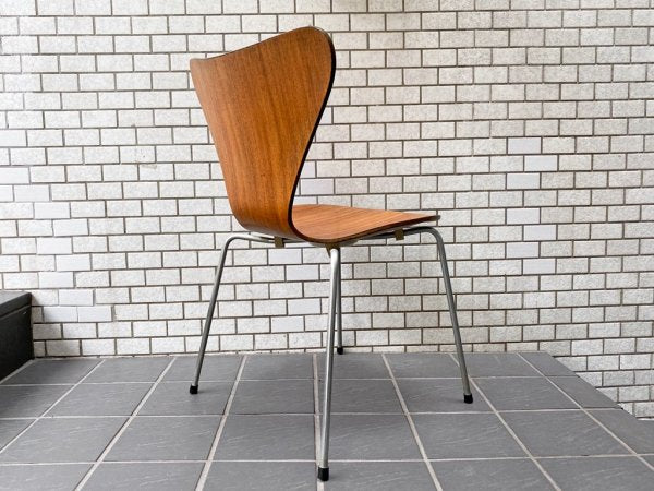 フリッツハンセン Fritz Hansen セブンチェア チーク材 アルネ ヤコブセン Arne Jacobsen 60's ビンテージ 北欧デンマーク ■