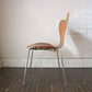 フリッツハンセン Fritz Hansen セブンチェア Seven Chair アルネヤコブセン Arne Jacobsen 希少 チーク材 北欧 デザイナーズ家具 難あり ◎