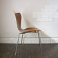 フリッツハンセン Fritz Hansen セブンチェア Seven Chair アルネヤコブセン Arne Jacobsen 希少 チーク材 北欧 デザイナーズ家具 難あり ◎