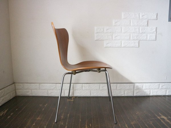 フリッツハンセン Fritz Hansen セブンチェア Seven Chair アルネヤコブセン Arne Jacobsen 希少 チーク材 北欧 デザイナーズ家具 難あり ◎