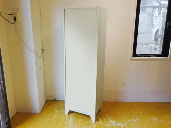 ウニコ unico ユーキューブ U-CUBE 廃盤 シングルキャビネット スリムカップボード アイボリーフランスアンティークスタイル ★