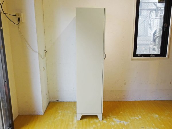 ウニコ unico ユーキューブ U-CUBE 廃盤 シングルキャビネット スリムカップボード アイボリーフランスアンティークスタイル ★