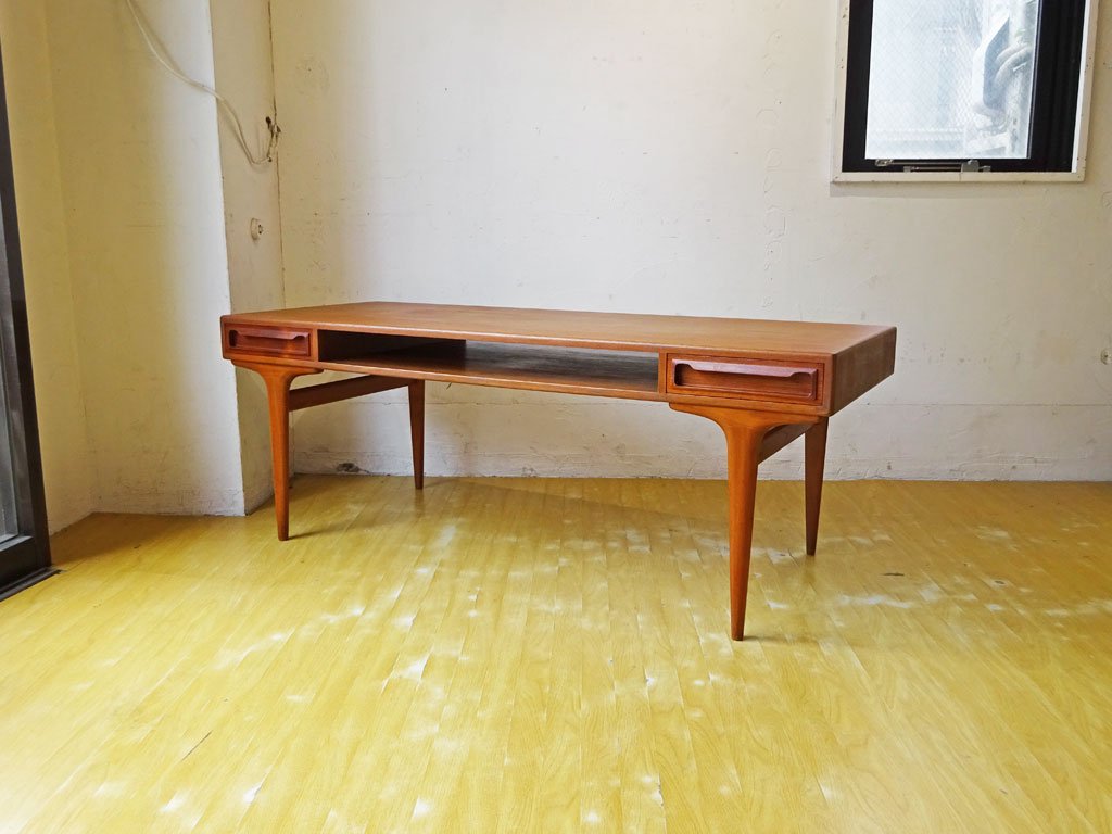 ヨハネス アンダーセン Johannes Andersen ビンテージ チーク材 コーヒーテーブル Coffee table 60's Sweden スウェーデン 北欧家具 ★