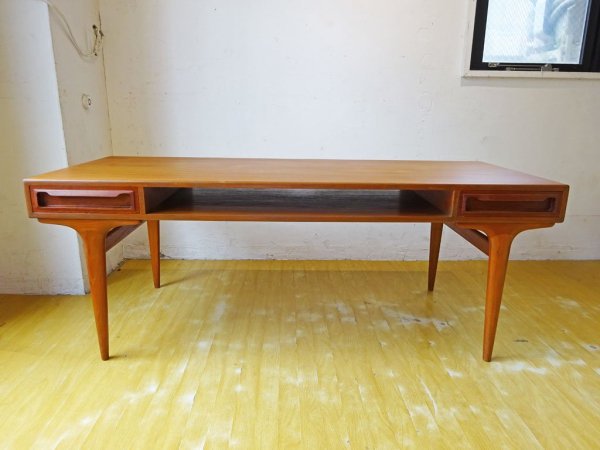 ヨハネス アンダーセン Johannes Andersen ビンテージ チーク材 コーヒーテーブル Coffee table 60's Sweden スウェーデン 北欧家具 ★