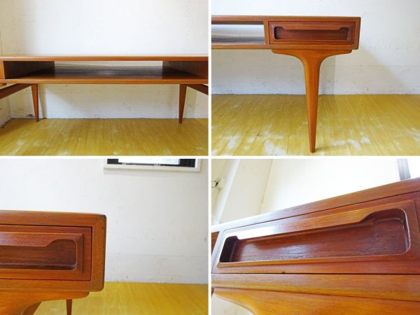 ヨハネス アンダーセン Johannes Andersen ビンテージ チーク材 コーヒーテーブル Coffee table 60's Sweden スウェーデン 北欧家具 ★