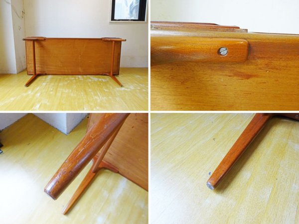 ヨハネス アンダーセン Johannes Andersen ビンテージ チーク材 コーヒーテーブル Coffee table 60's Sweden スウェーデン 北欧家具 ★