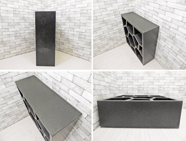 カーサマニア CASAMANIA opus incertum インテリアブックケース Open double-sided bookcase オープンシェルフ 本棚 飾り棚 発泡スチロール製 A ●