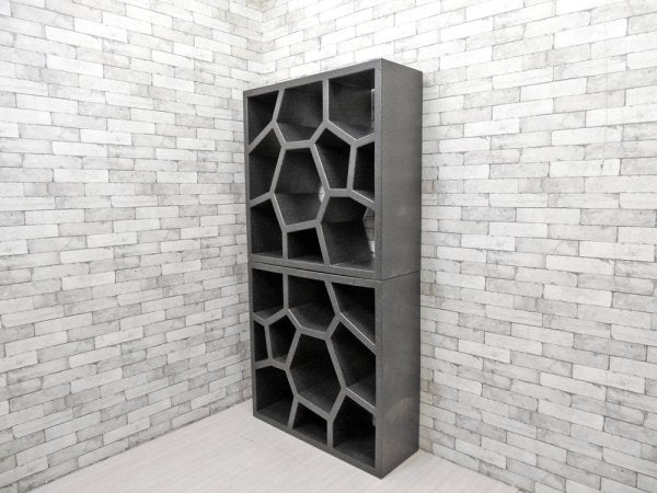 カーサマニア CASAMANIA opus incertum インテリアブックケース Open double-sided bookcase オープンシェルフ 本棚 飾り棚 発泡スチロール製 A ●