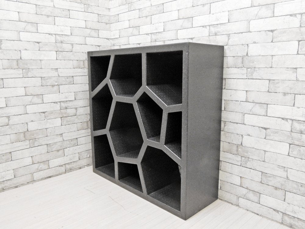 カーサマニア CASAMANIA opus incertum インテリアブックケース Open double-sided bookcase オープンシェルフ 本棚 飾り棚 発泡スチロール製 B ●