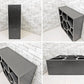 カーサマニア CASAMANIA opus incertum インテリアブックケース Open double-sided bookcase オープンシェルフ 本棚 飾り棚 発泡スチロール製 B ●