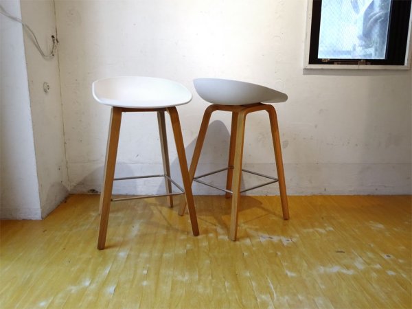 ヘイ HAY アバウトア スツール About a stool ホワイト ハイスツール 北欧モダン デンマーク B ★