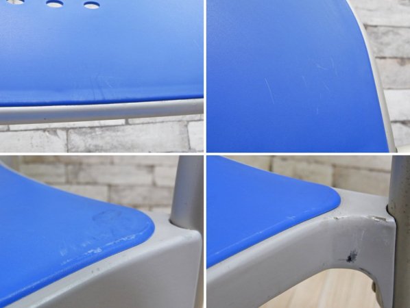 metal mobel arredo アルミパイプ アームチェア スタッキングチェア F Gerac 2脚セット サンドラーシーティング Sandler seating●