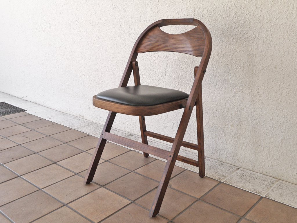 アクメファニチャー ACME Furniture カルバーチェア CULVER CHAIR フォールディングチェア 折畳 ラバーウッド 美品 ◇