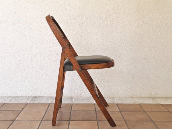アクメファニチャー ACME Furniture カルバーチェア CULVER CHAIR フォールディングチェア 折畳 ラバーウッド 美品 ◇