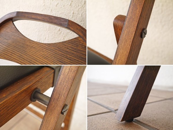 アクメファニチャー ACME Furniture カルバーチェア CULVER CHAIR フォールディングチェア 折畳 ラバーウッド 美品 ◇
