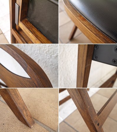 アクメファニチャー ACME Furniture カルバーチェア CULVER CHAIR フォールディングチェア 折畳 ラバーウッド 美品 ◇