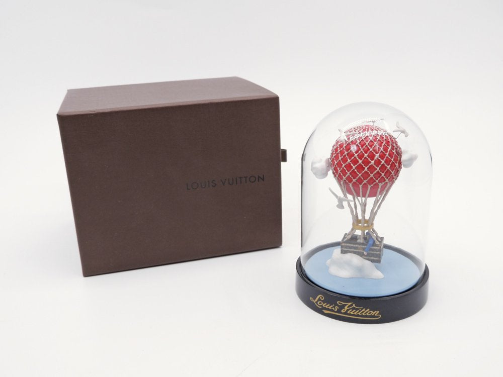 ルイヴィトン Louis Vuitton マルアエロ 気球 ドーム型オブジェ ガラス 置物 元箱付 2013年 VIP限定 ノベルティ 希少 ●