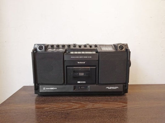 ナショナル National 松下電器　FM/AM ステレオラジオカセット STEREO MAC ST-5 RS-4250 70-80年代 ビッグラジカセ 要メンテ ★