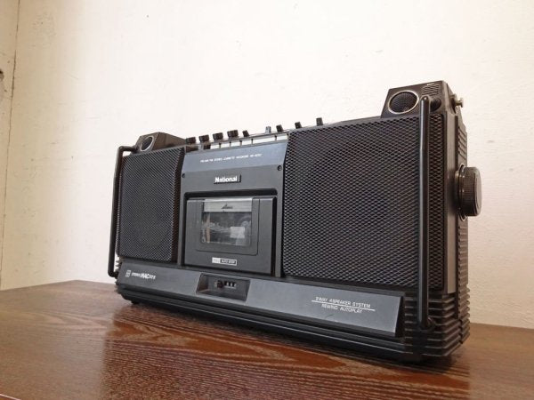 ナショナル National 松下電器　FM/AM ステレオラジオカセット STEREO MAC ST-5 RS-4250 70-80年代 ビッグラジカセ 要メンテ ★