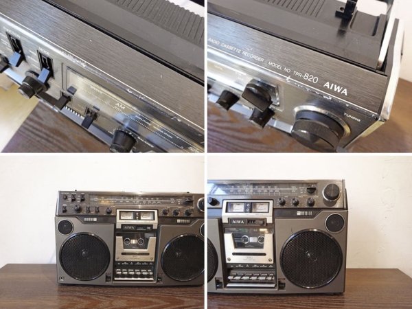 アイワ AIWA ラジカセ TPR-820 現状品 ビッグラジカセ 80年代 日本製 Old school HIPHOP ブレイクダンス ★