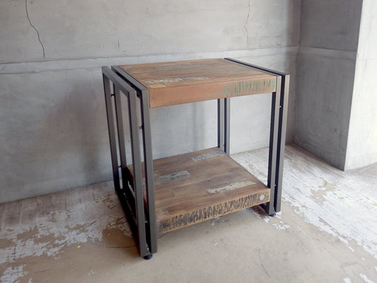 ディーボディ d-Bodhi フェルム FERUM インダストリアル サイドテーブル INDUSTRIAL SIDE TABLE 古材 ASPLUND取扱 ♪