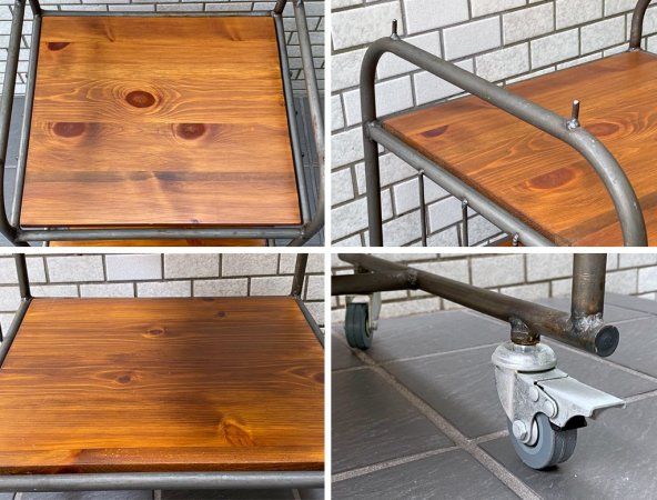 ジャーナルスタンダードファニチャー journal standard Furniture ジェントカート GENT CART Sサイズ サイドワゴン インダストリアル ■