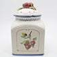 ビレロイ＆ボッホ Villeroy & Boch カントリーコレクション コテージチャーム cottage charm 陶製キャニスター スクエア L フルーツ柄 ドイツ ●