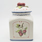 ビレロイ＆ボッホ Villeroy & Boch カントリーコレクション コテージチャーム cottage charm 陶製キャニスター スクエア L フルーツ柄 ドイツ ●
