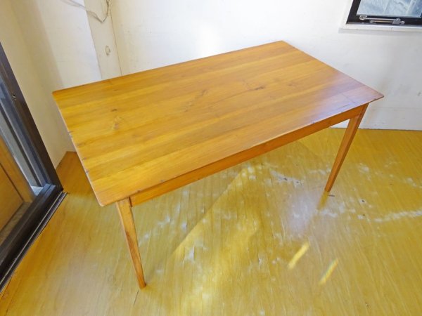 オールドメゾン old maison ダイニングテーブル dining table 古材 チーク無垢材 幅145cm ★