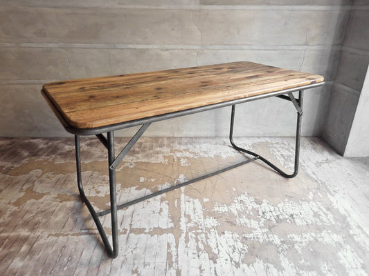 クラッシュゲート CRASH GATE ノットアンティークス Knot antiques バトン2 ダイニングテーブル BATON II TABLE W150 定価60,500円 ♪