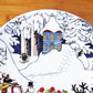 アラビア ARABIA ムーミン クリスマスプレート CHRISTMAS GREETINGS ウォールプレート 1997-2002年 廃番 希少 元箱付 ■