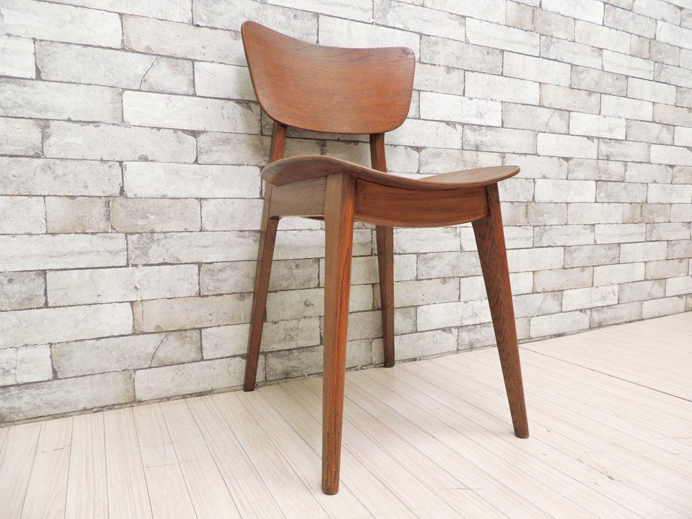 ロジェ・ランドー Roger Landault  Chair 6517 ダイニングチェア オーク材 1950年代 フランスビンテージ French Vintage ミッドセンチュリー  ●