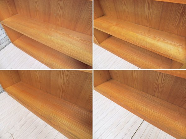 オーダー家具 オーク材 2x3 ブックシェルフ キャビネット 飾り棚 本棚 ナチュラルデザイン W200 ●