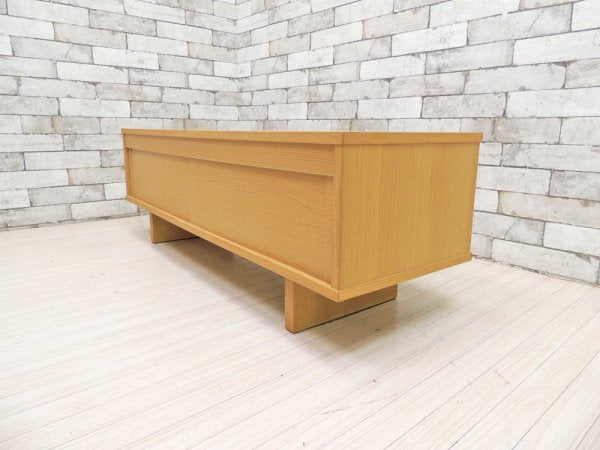 無印良品 MUJI タモ材 AVボード テレビ台 W110cm ナチュラル ●