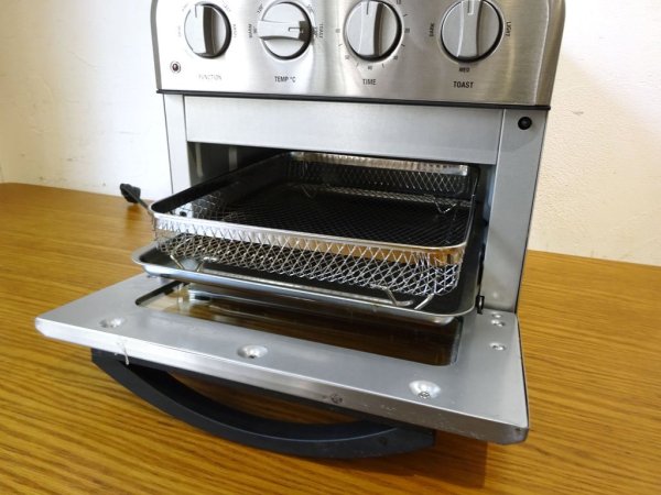 クイジナート Cuisinart ノンフライオーブントースター Non-fly Oven toaster TOA-28J フライヤー 熱風調理 美品 ★